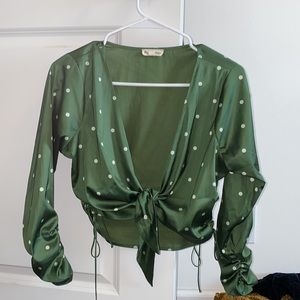 For love and lemons tie top